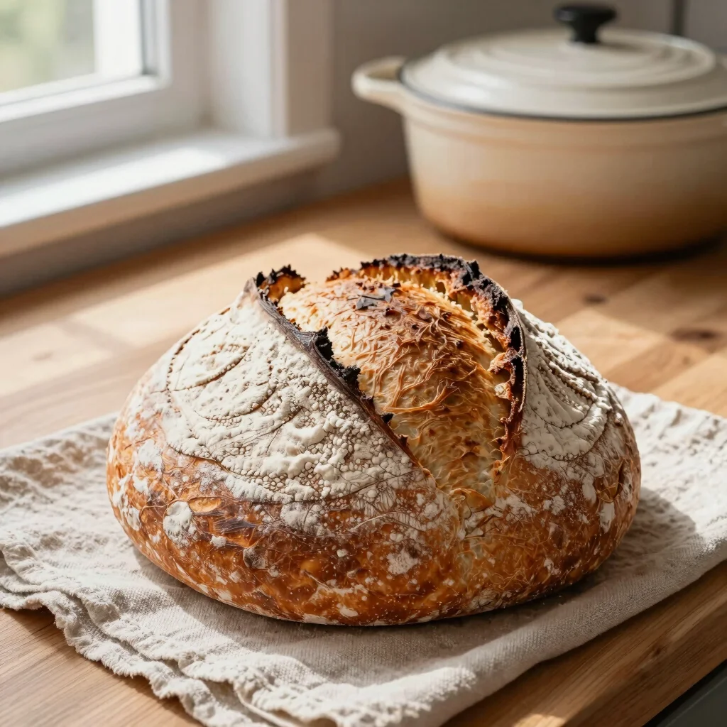 The Essential Ratios for Golden Crusted Homemade Hearth Bread